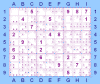 Esempio 02 schema iniziale dopo inserimento e riduzione candidati (per Sudoku Solving Guide Pages)