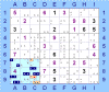 "Naked Quad" in riquadro formato da una coppia + due terne + una quaterna di numeri distribuiti su due coppie + due quaterne di cella (per Sudoku Solving Guide Pages)