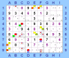 Link all'immagine di 5 Naked Pair con 9 eliminazioni possibili evidenziati dalla scheda Aiuti-Hints Tecniche della User Form per Pencilmark Grids del Sudoku Analyzer Logic Solver & Report Builder