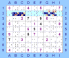 "Hidden Quad" in riga formato da una coppia + 3 quaterne di numeri distribuiti su due terne + due quaterne di cella (per Sudoku Solving Guide Pages)